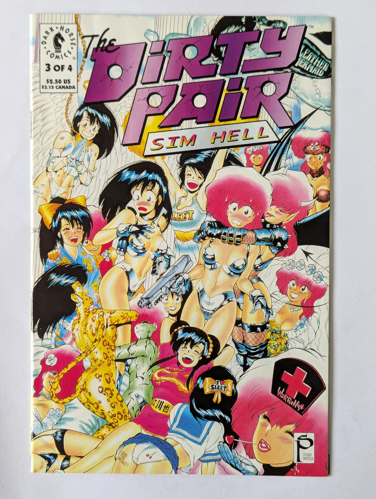 Dirty Pair: Sim Hell #1-4 (1993 Limited Series) Complete Set