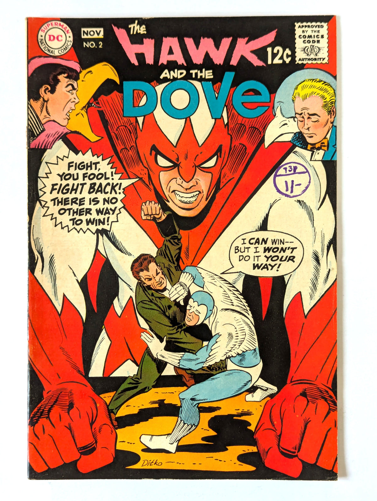 Hawk & Dove #1-6 (1968 Limited Series) Complete Set