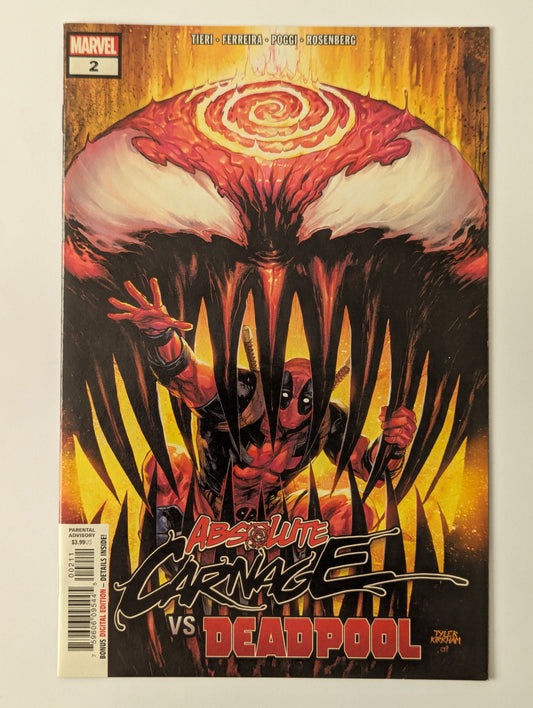 Absolute Carnage vs Deadpool #2 Marvel Comic Book
