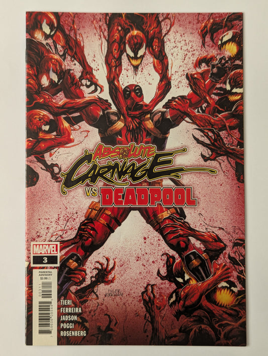 Absolute Carnage vs Deadpool #3 Marvel Comic Book