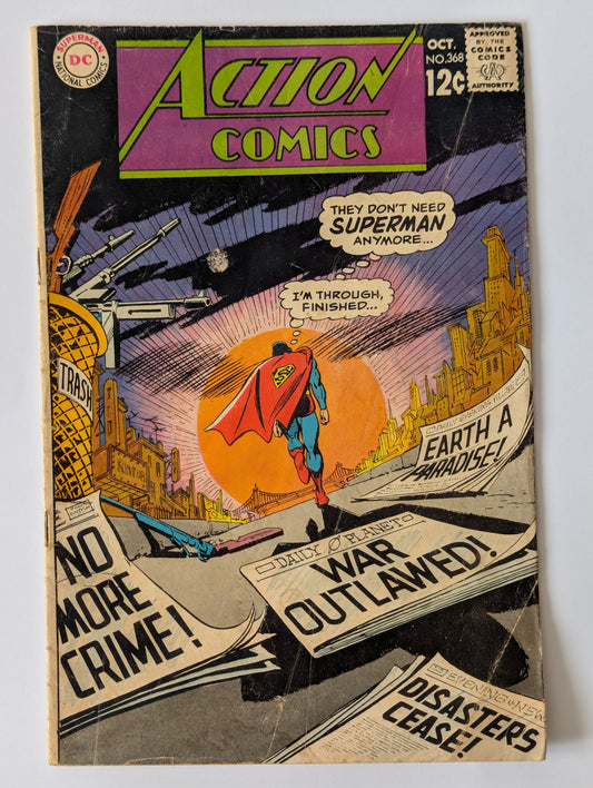 Action Comics #368 DC Comic Book