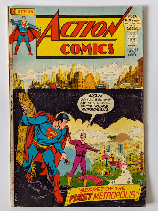 Action Comics #412 DC Comic Book
