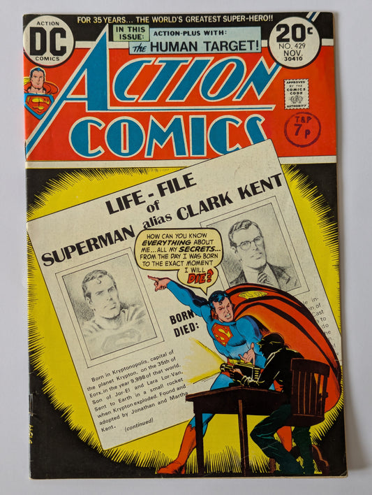 Action Comics #429 DC Comic Book