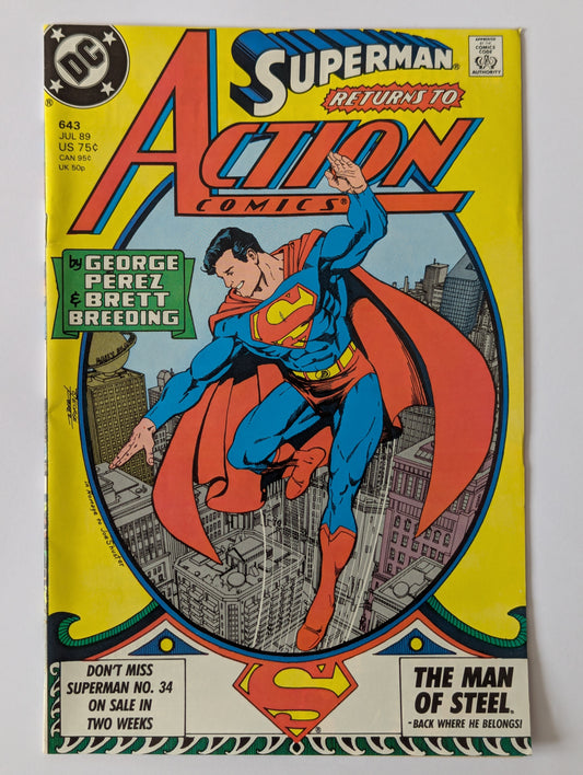Action Comics #643 DC Comic Book
