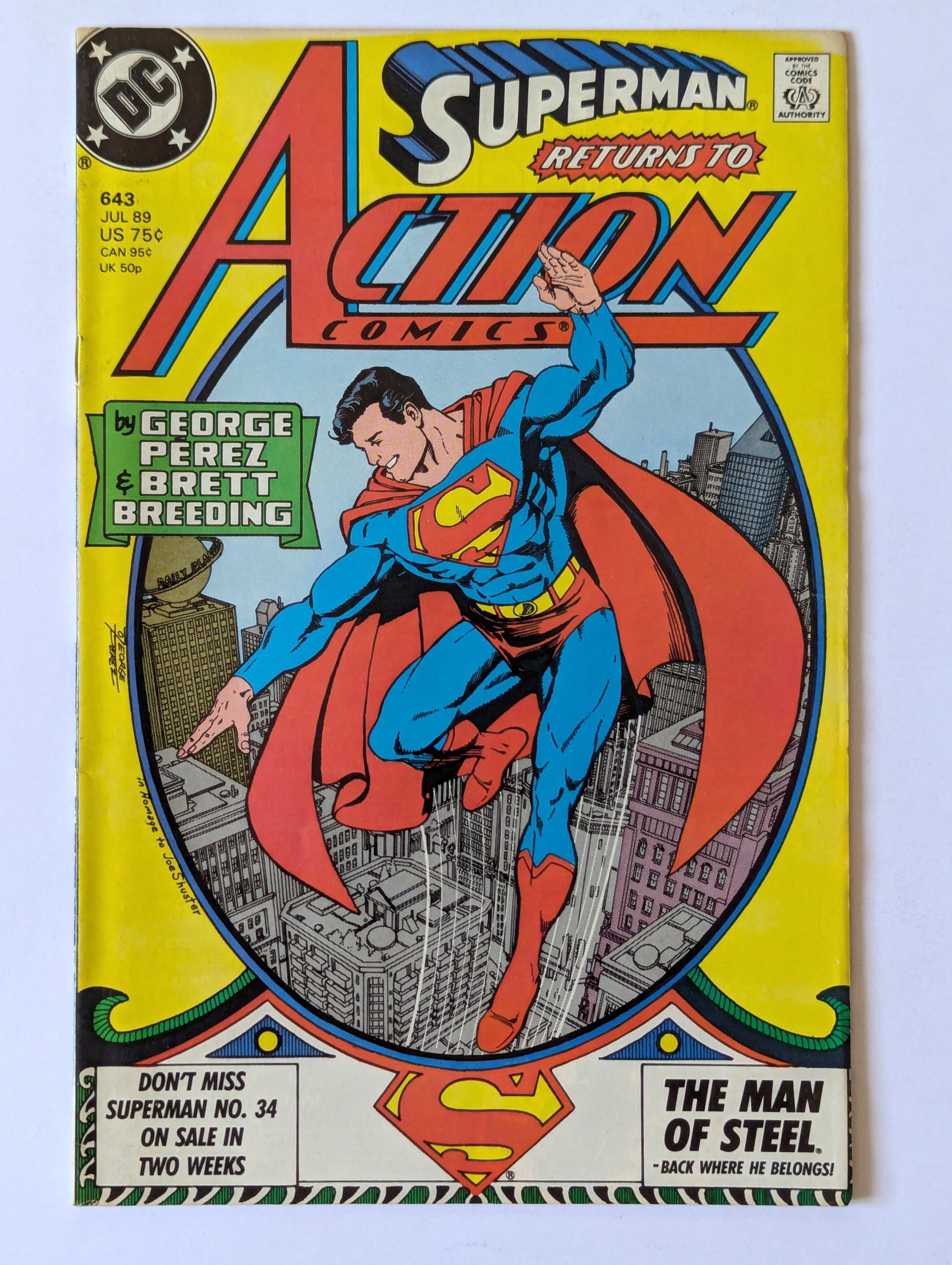Action Comics #643 DC Comic Book