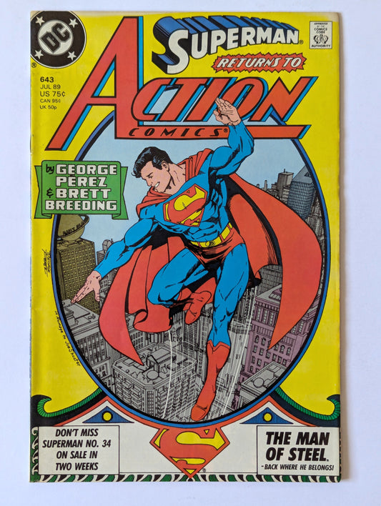 Action Comics #643 DC Comic Book