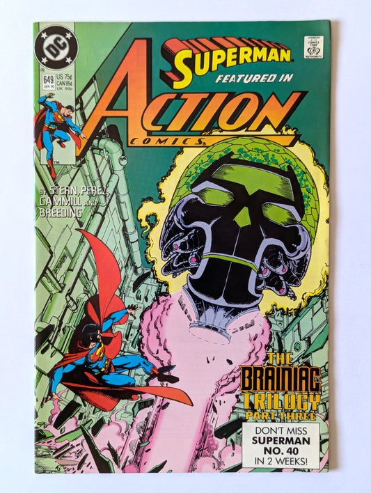 Action Comics #649 DC Comic Book