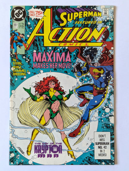 Action Comics #651 DC Comic Book