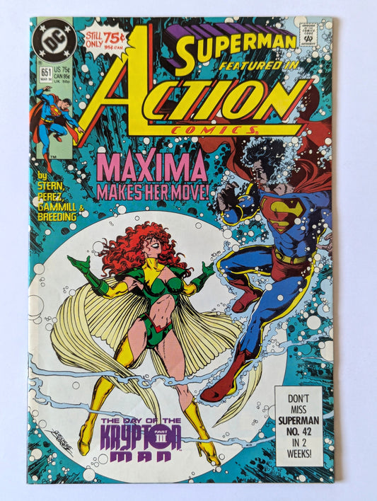 Action Comics #651 DC Comic Book