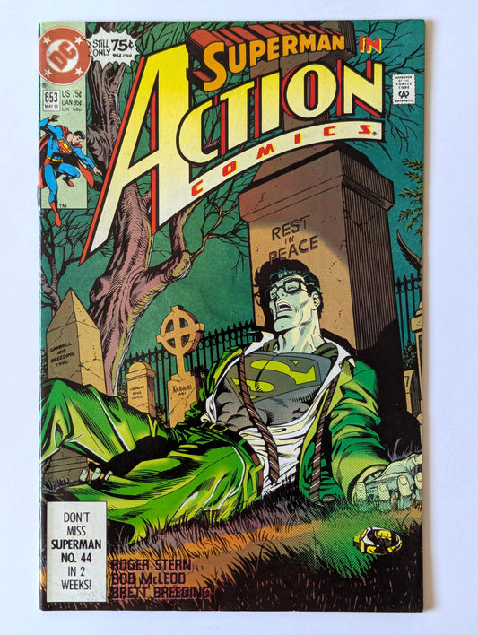 Action Comics #653 DC Comic Book