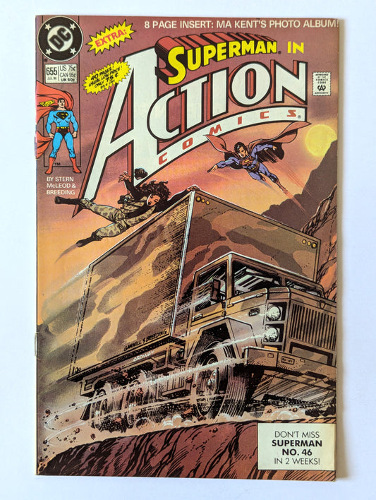 Action Comics #655 DC Comic Book