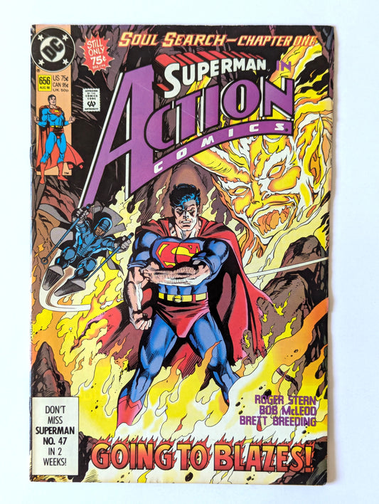 Action Comics #656 DC Comic Book