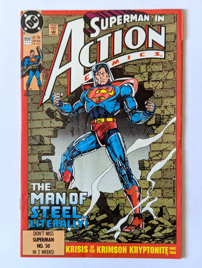 Action Comics #659 DC Comic Book