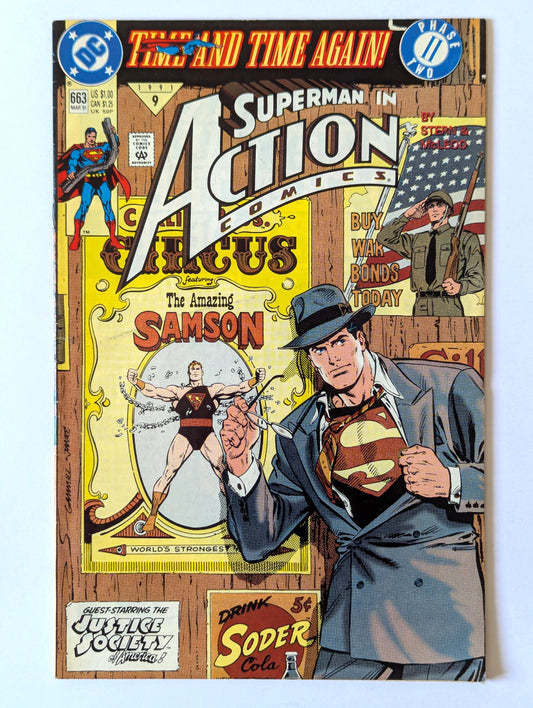 Action Comics #663 DC Comic Book