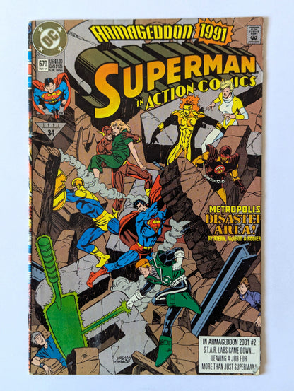 Action Comics #670 DC Comic Book