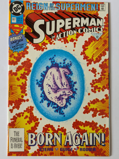Action Comics #687 DC Comic Book