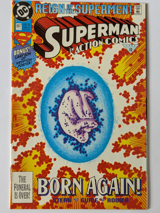 Action Comics #687 DC Comic Book