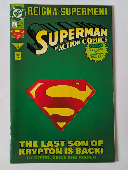 Action Comics #687 DC Comic Book