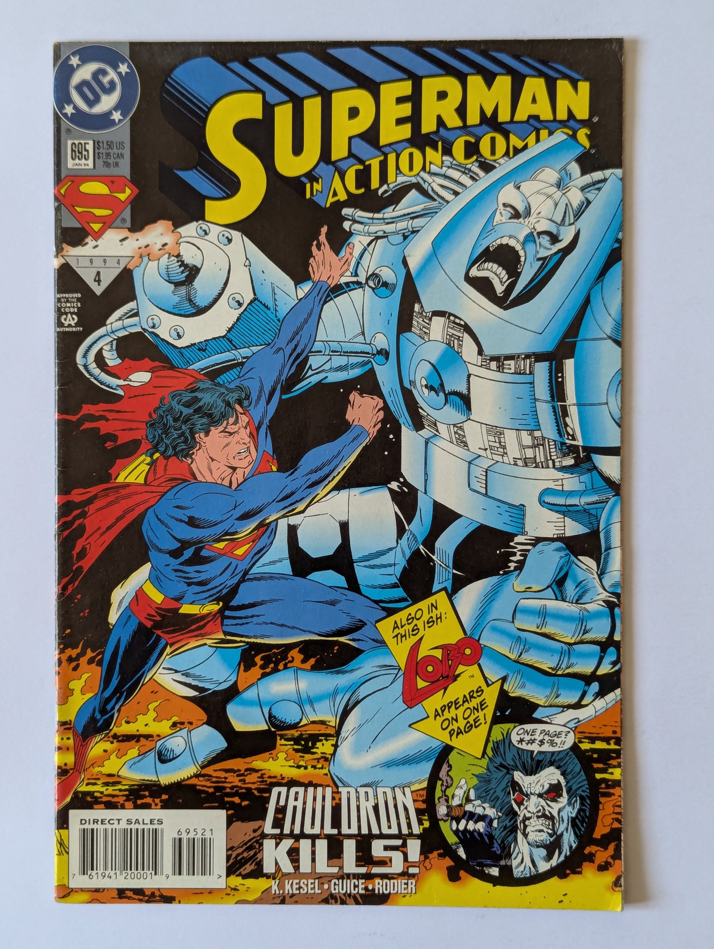 Action Comics #695 DC Comic Book