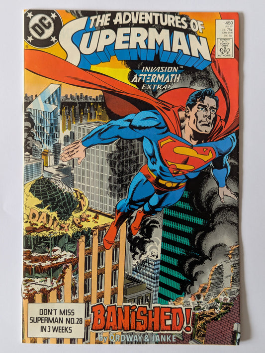 Adventures of Superman #450 DC Comic Book