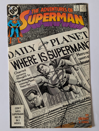 Adventures of Superman #451 DC Comic Book