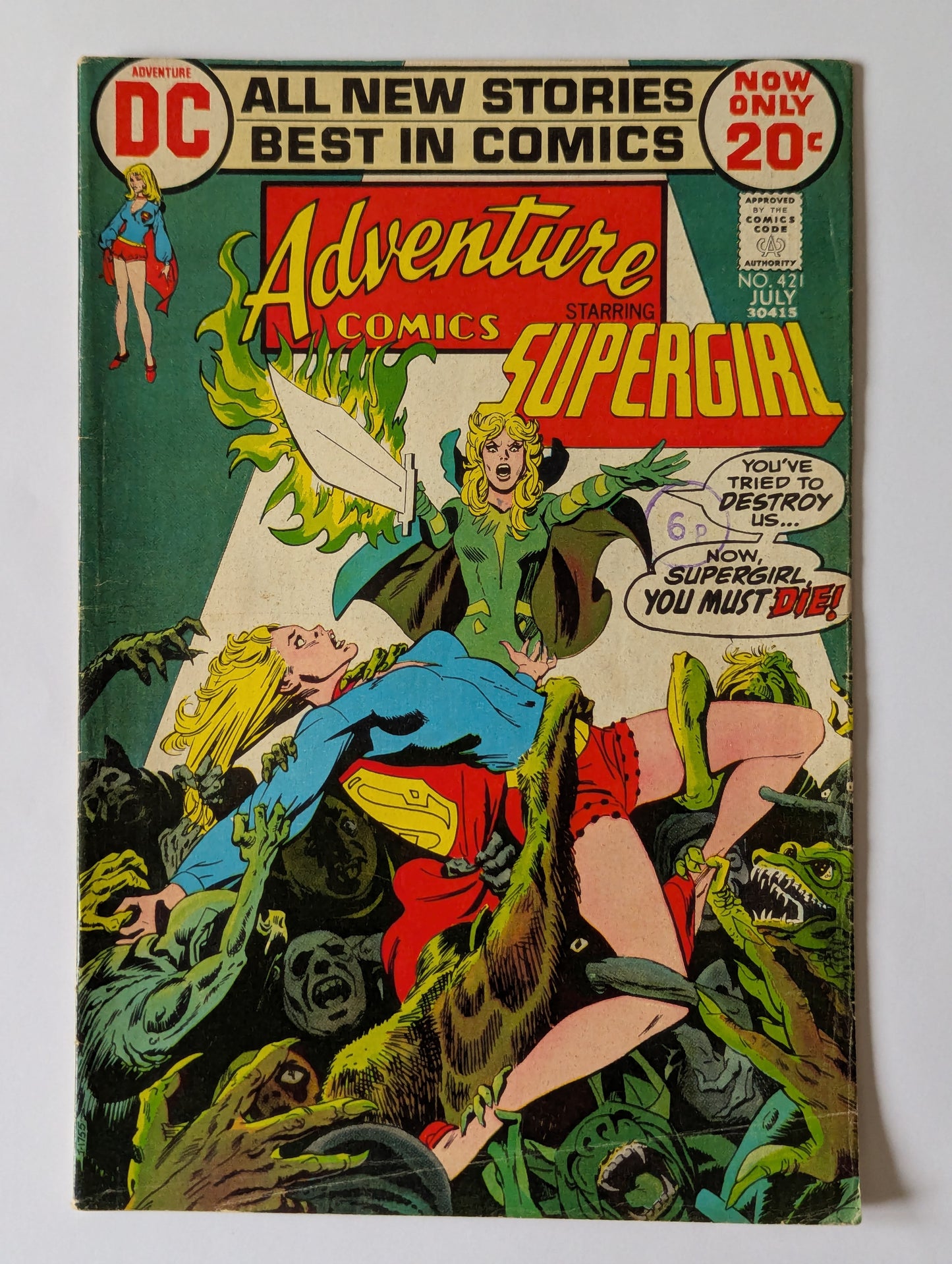Adventure Comics #421 DC Comic Book
