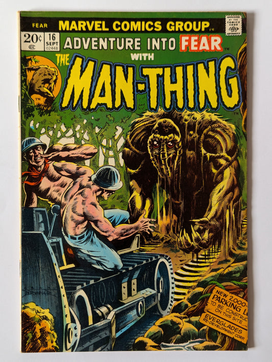 Adventure into Fear #16 Marvel Comic Book