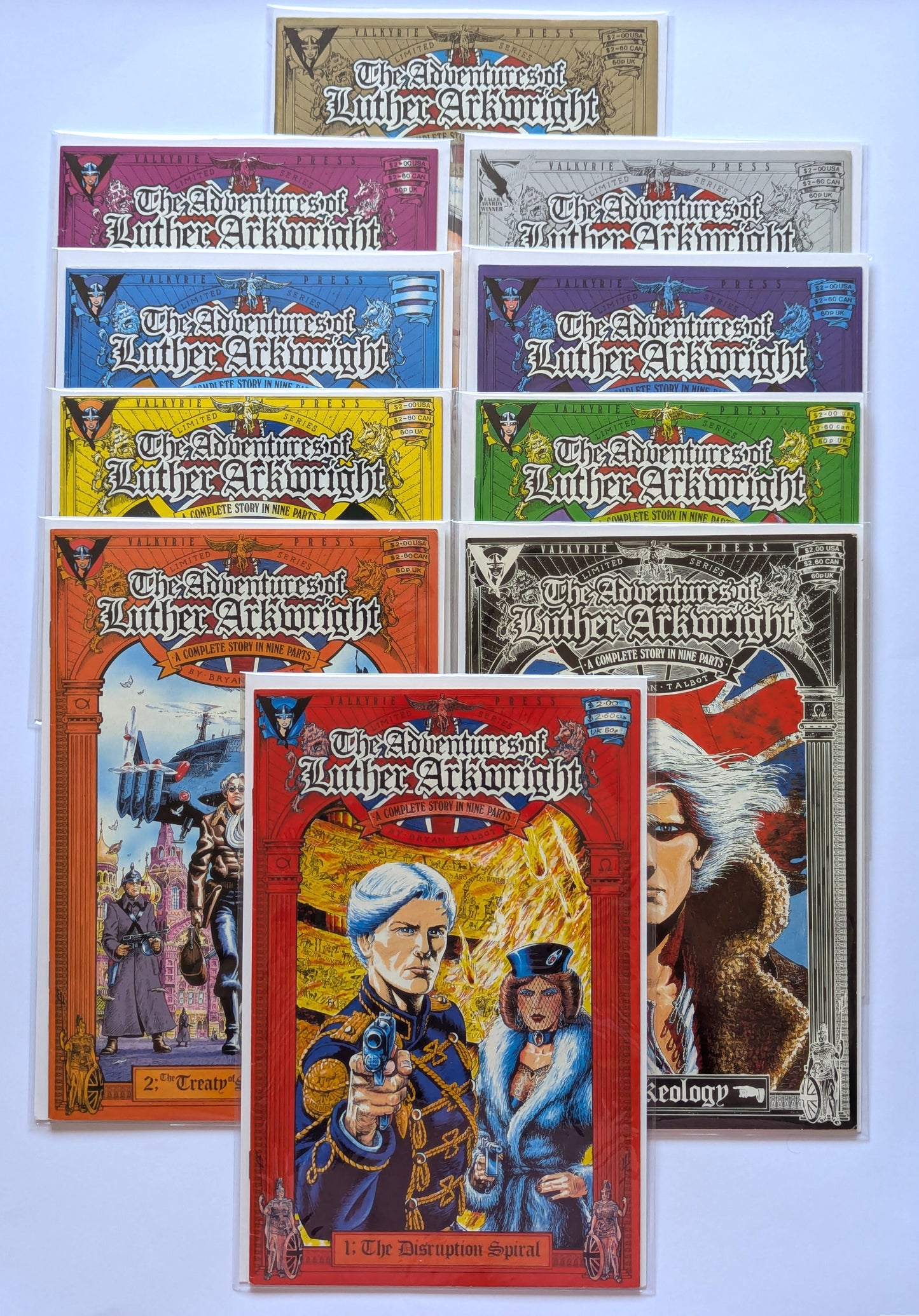 The Adventures of Luther Arkwright - #1-9 + Arkeology Complete Set