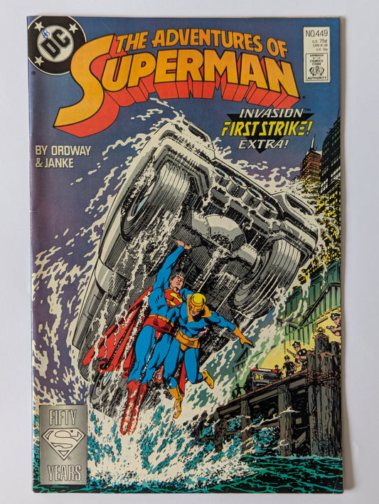 Adventures of Superman #449 DC Comic Book