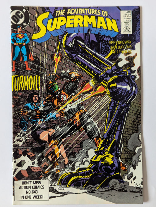Adventures of Superman #456 DC Comic Book