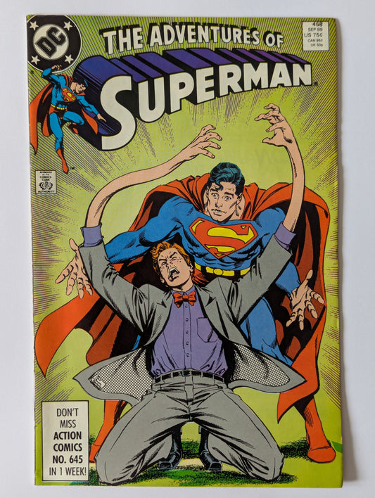 Adventures of Superman #458 DC Comic Book