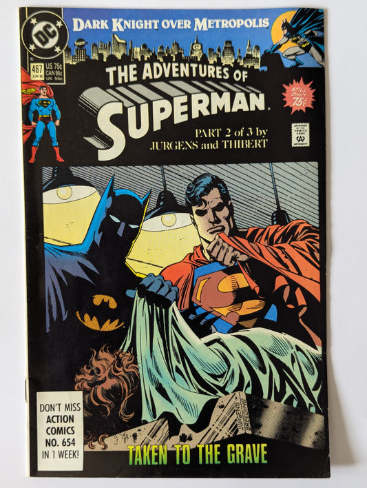 Adventures of Superman #467 DC Comic Book