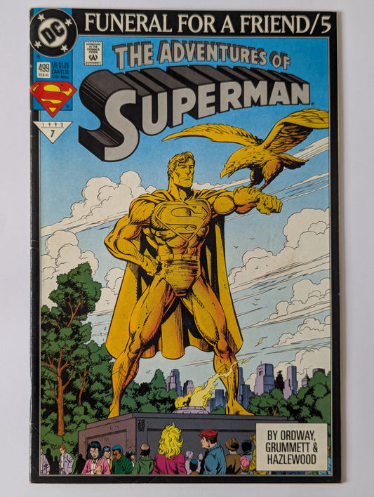 Adventures of Superman #499 DC Comic Book