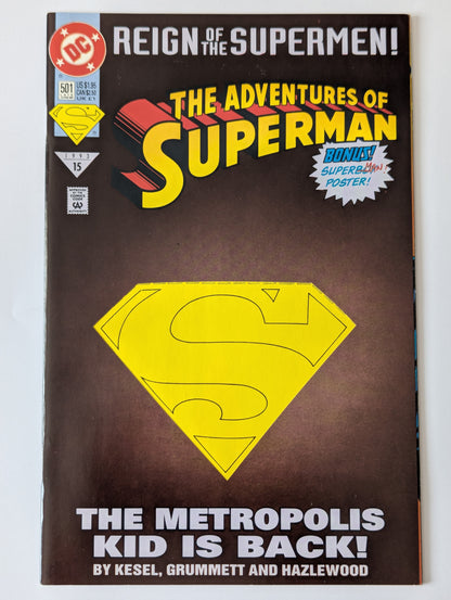 Adventures of Superman #501 DC Comic Book