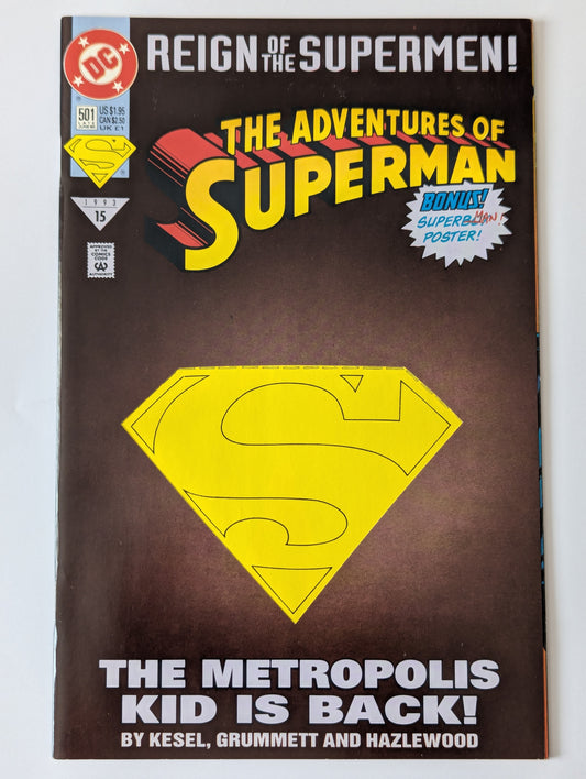 Adventures of Superman #501 DC Comic Book