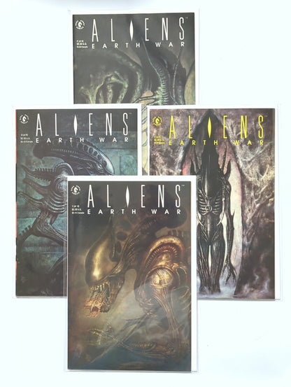 Aliens Earth War #1-4 Complete Limited Series Dark Horse Comic Book Set