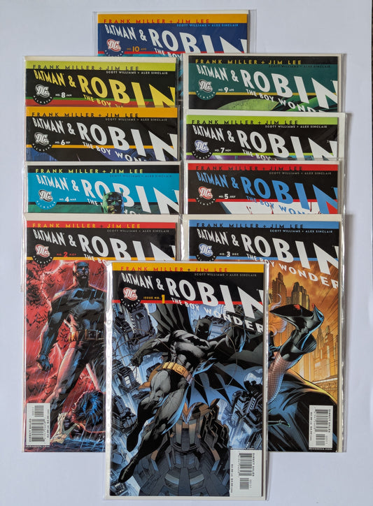 All-Star Batman & Robin the Boy Wonder #1-10 DC Comic Book Series Set