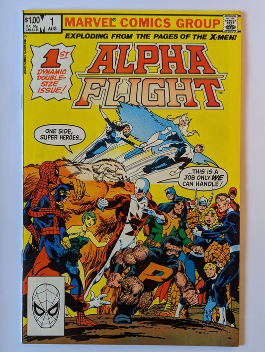 Alpha Flight #1 Marvel Comic Book