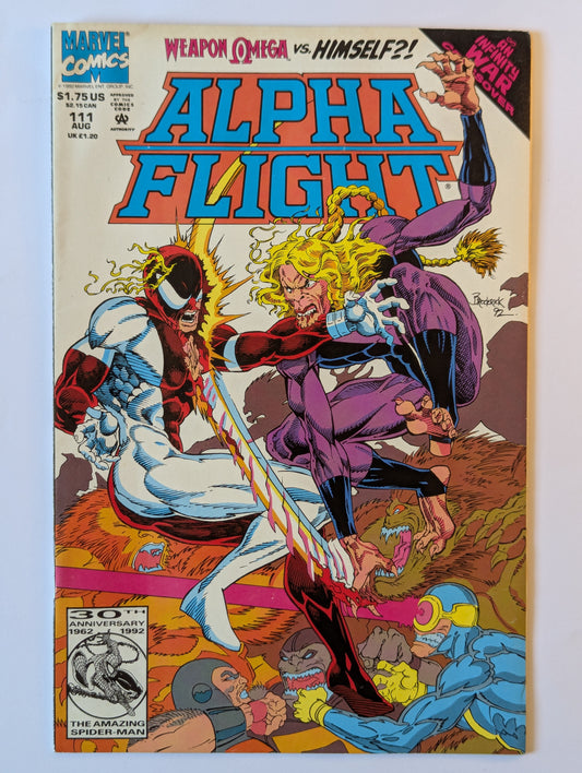 Alpha Flight #111 Marvel Comic Book