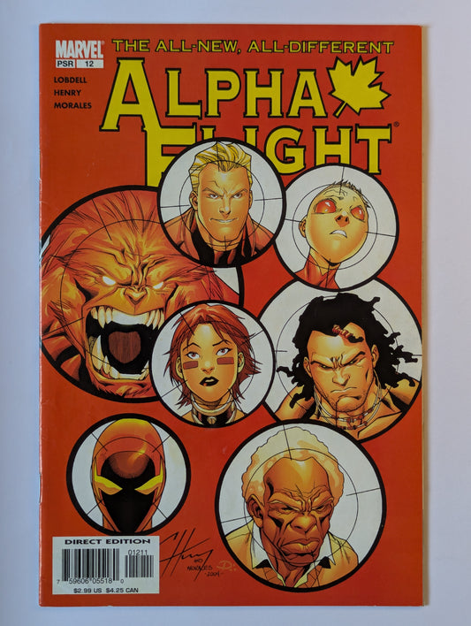 Alpha Flight #12 Marvel Comic Book
