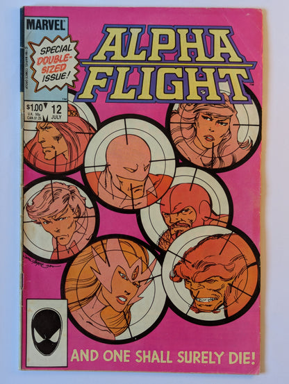 Alpha Flight #12 Marvel Comic Book