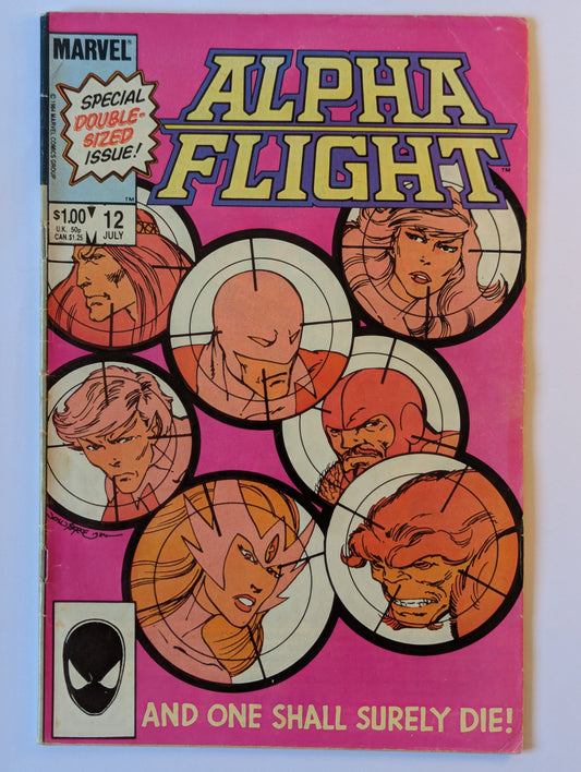 Alpha Flight #12 Marvel Comic Book