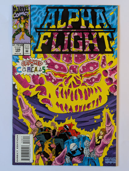 Alpha Flight #126 Marvel Comic Book