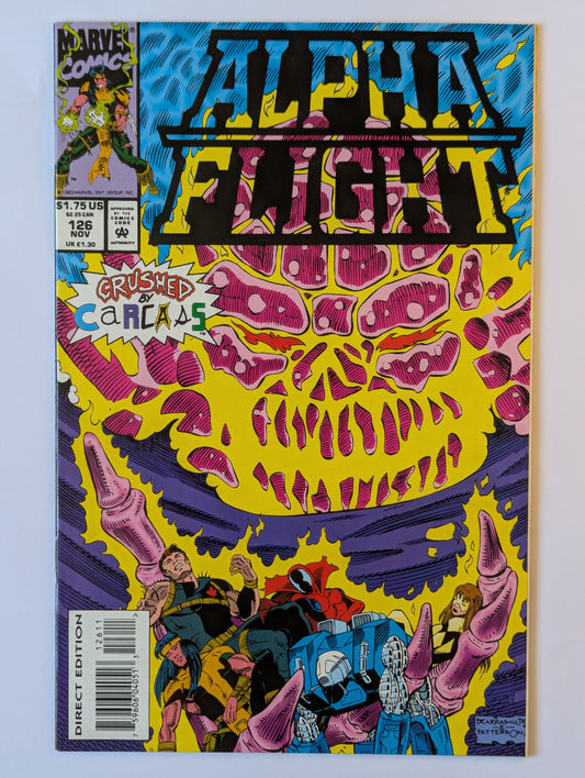 Alpha Flight #126 Marvel Comic Book