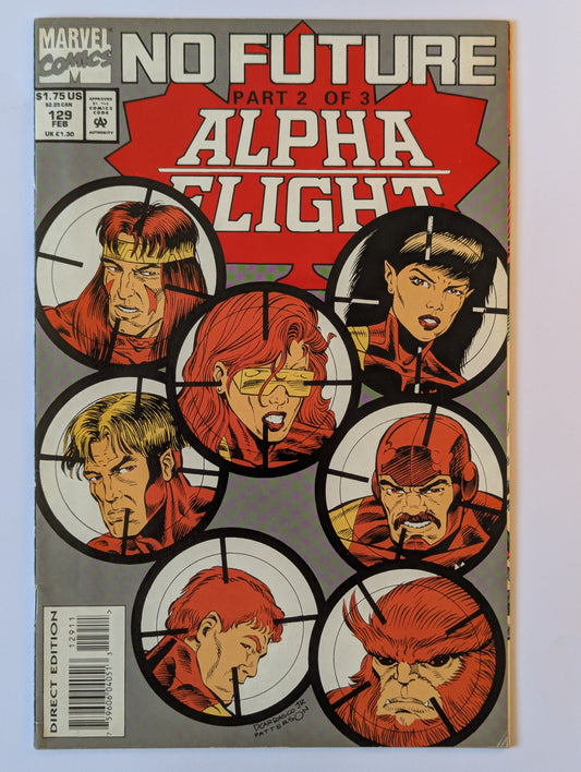 Alpha Flight #129 Marvel Comic Book