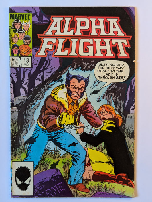 Alpha Flight #13 Marvel Comic Book