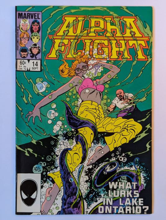 Alpha Flight #14 Marvel Comic Book