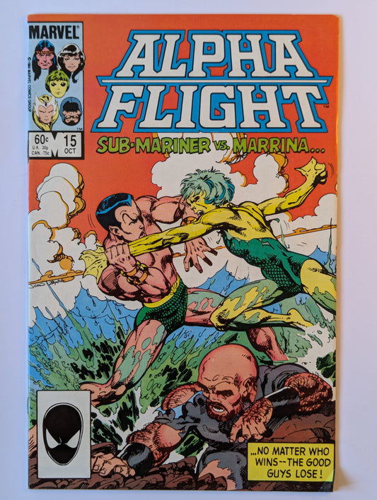 Alpha Flight #15 Marvel Comic Book