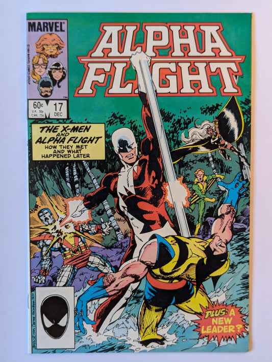 Alpha Flight #17 Marvel Comic Book