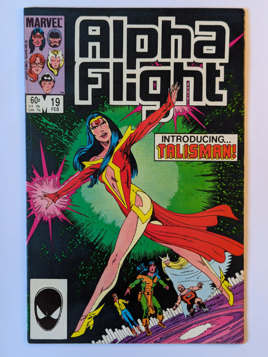 Alpha Flight #19 Marvel Comic Book